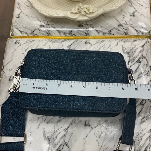 Vintage Havana Lavender Navy Blue Glitter Cross Body - Picture 5 of 10